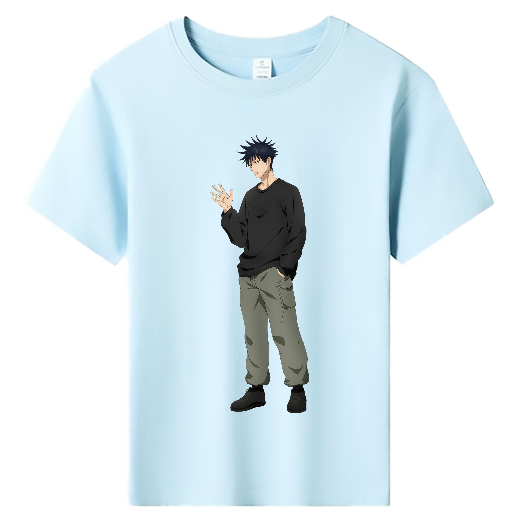 （画像用） 呪術廻戦 Jujutsu Kaisen 綿100％キッズTシャツ（フロントプリント）